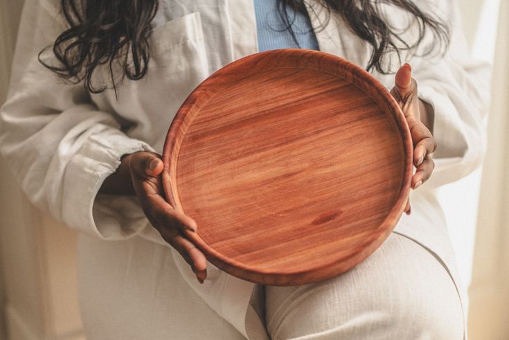 Wood Coasters — Hand-Turned Angolan Hardwood (Set of 4)